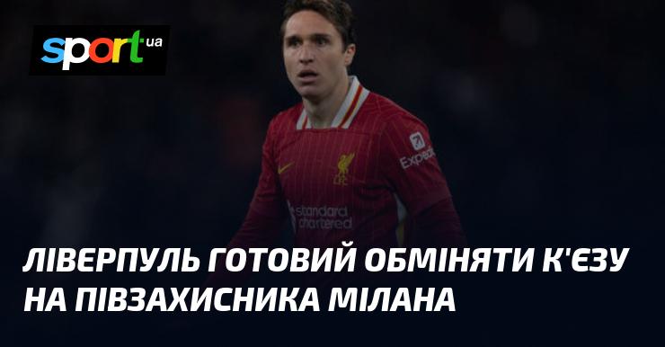 Ліверпуль готовий розглянути обмін К'єзи на гравця середньої лінії з Мілана.